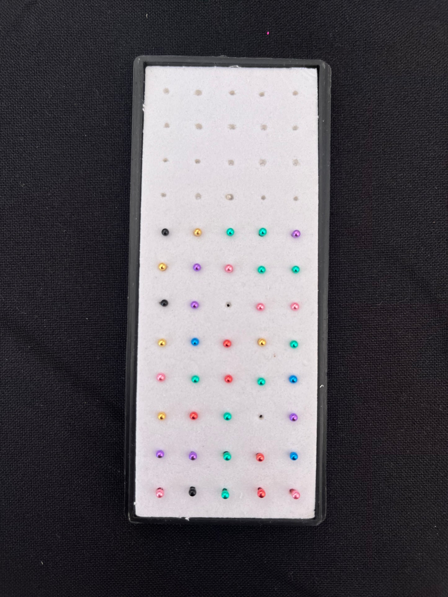 Pearcing Nariz - Puntos colores