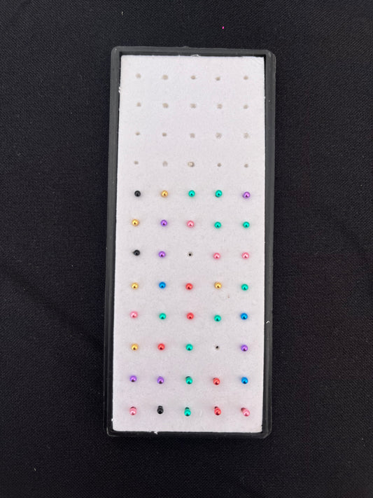 Pearcing Nariz - Puntos colores