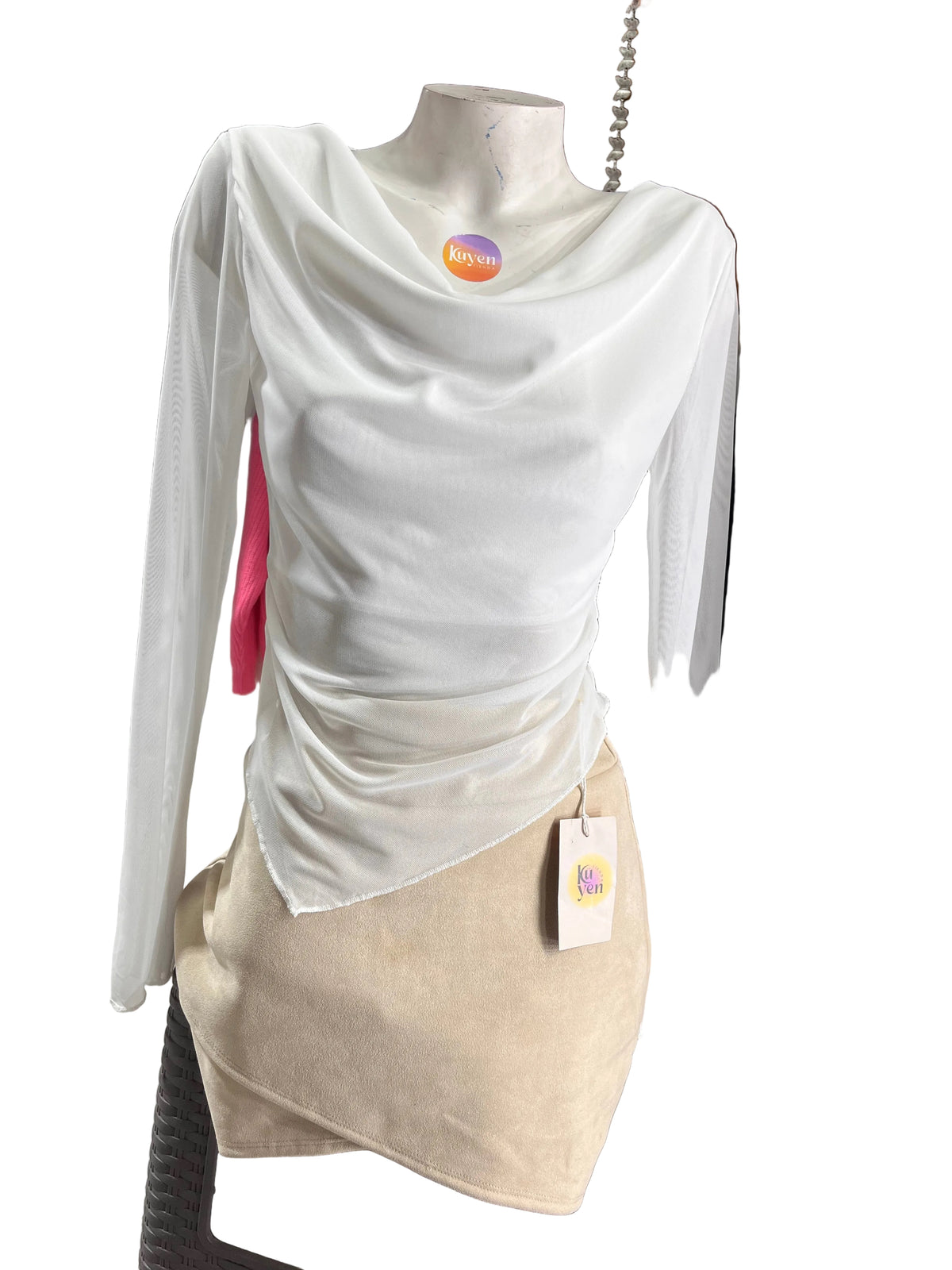 Polera transparencia Arlett