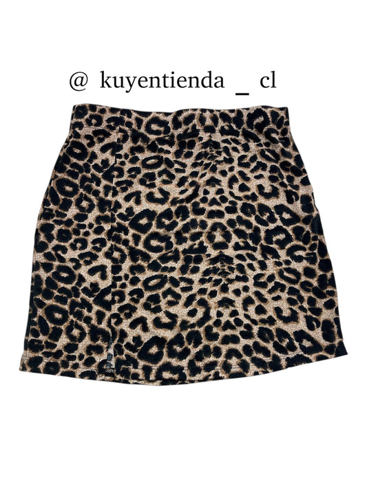 Falda apertura - Animal Print Café