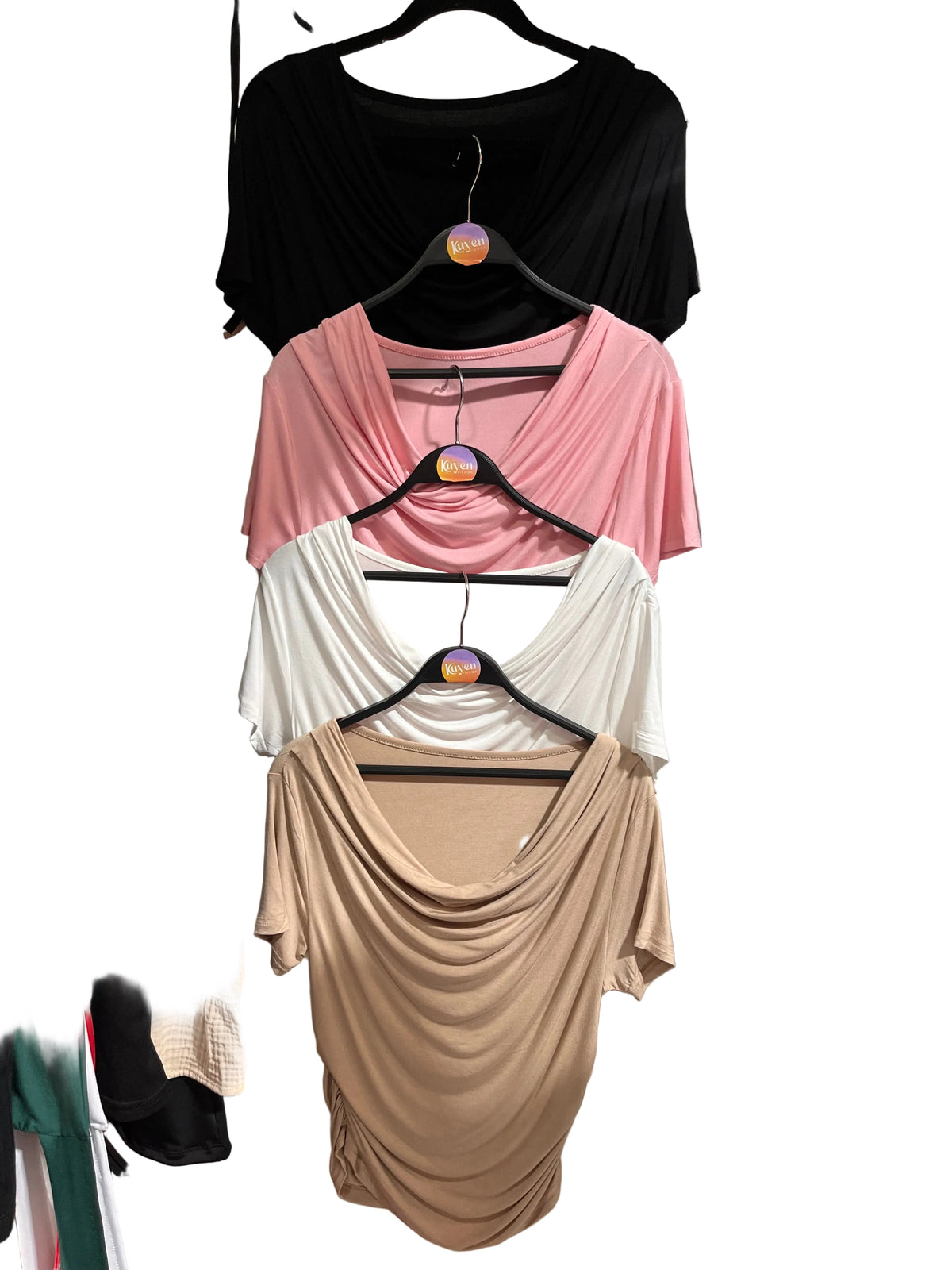 Polera escote caído