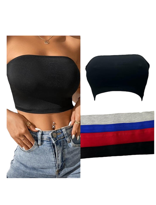 Top strapless corto